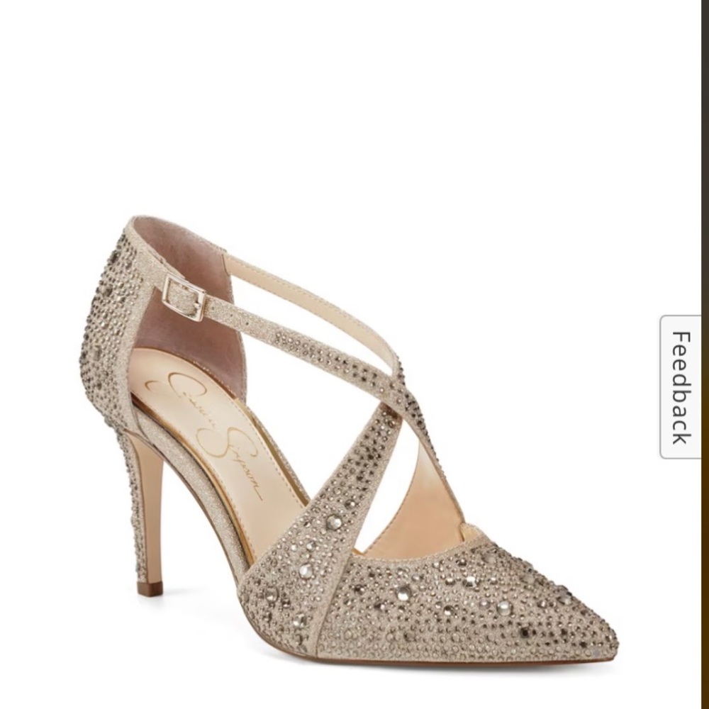 Jessica Simpson Gold/Bronze Heels